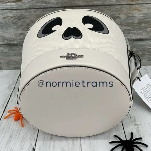 Coach Trick Or Treat Bucket With Halloween Ghost Bag Purse - Picture 9 of 9